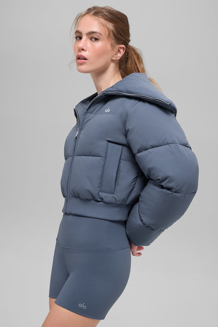 Atractiva chaqueta acolchada
