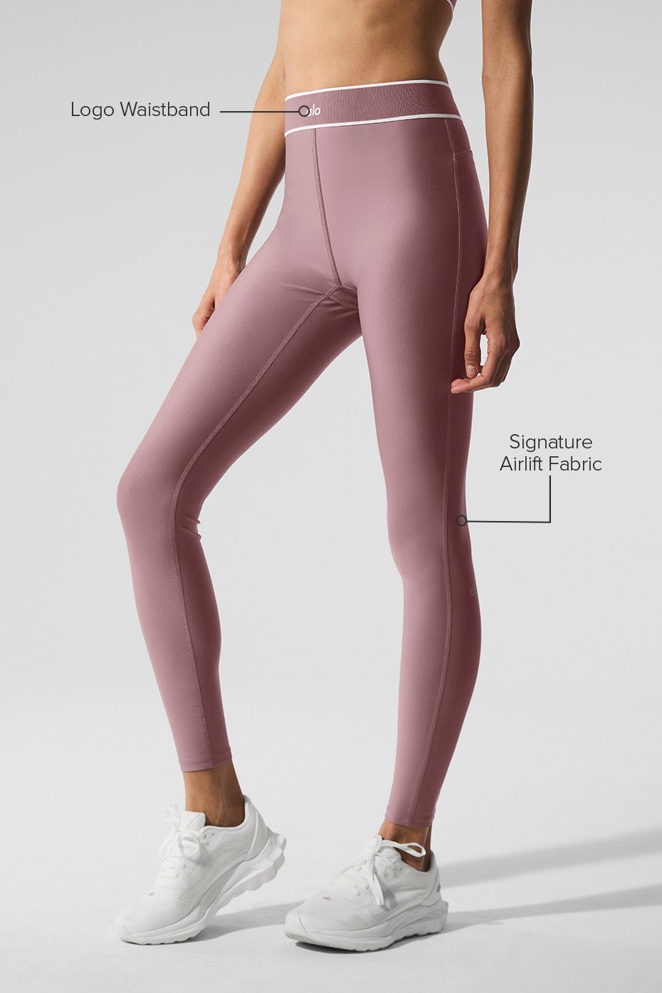Leggings de alineación cintura alta Airlift - Smoky Quartz