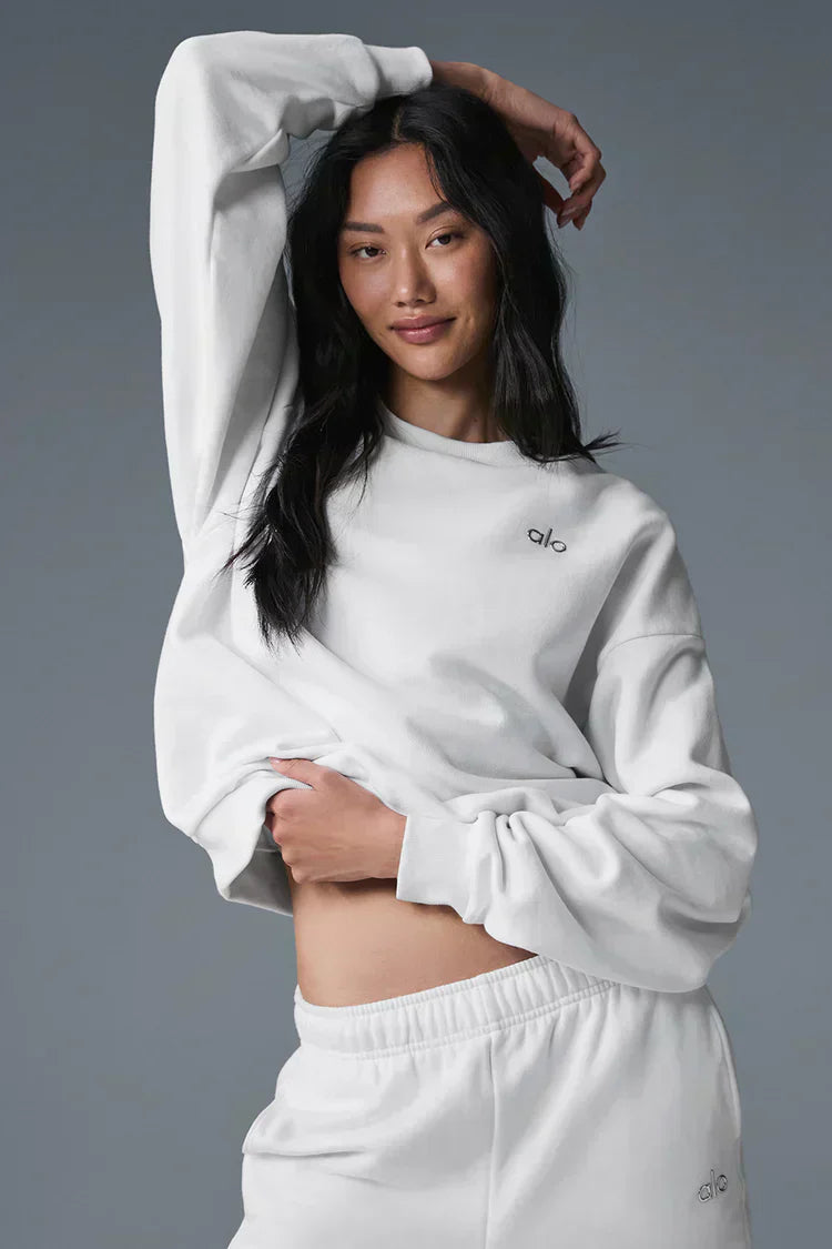 Jersey de cuello redondo Accolade - blanco