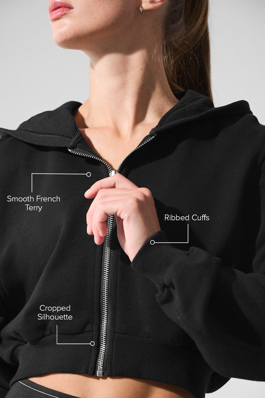 Sudadera con capucha y cremallera Sweet Escape
