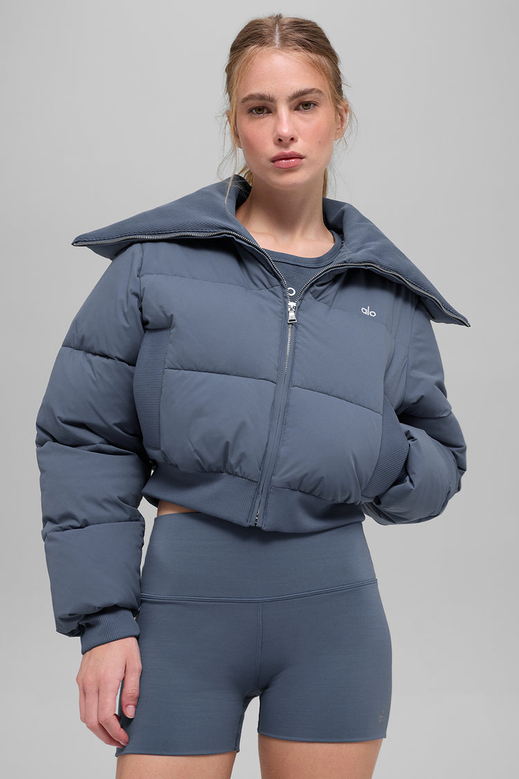 Atractiva chaqueta acolchada