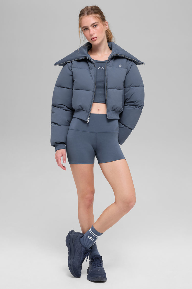 Atractiva chaqueta acolchada