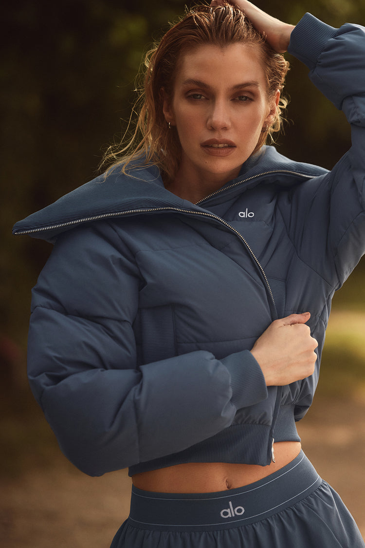 Atractiva chaqueta acolchada