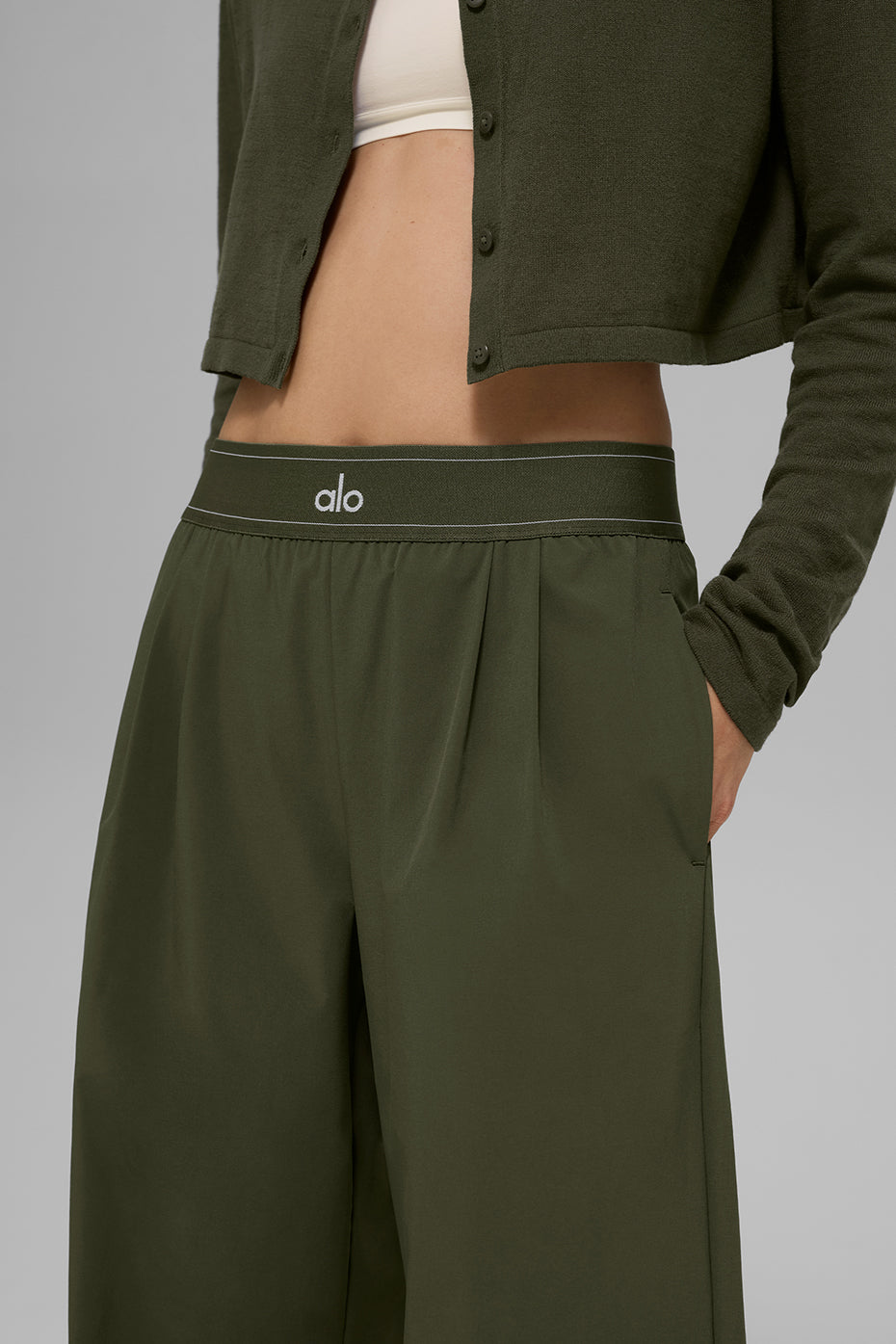 Pantalón Suit Up  - verde oliva